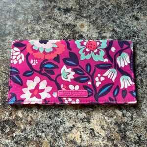Vera Bradley RETIRED Bloom Berry Checkbook Cover